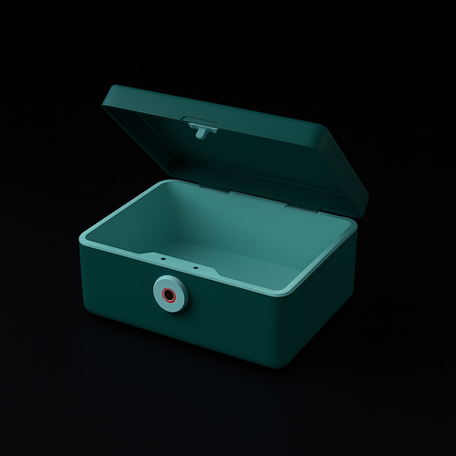 Mini Caja Fuerte con Huella Digital – Protege tu dinero y joyas